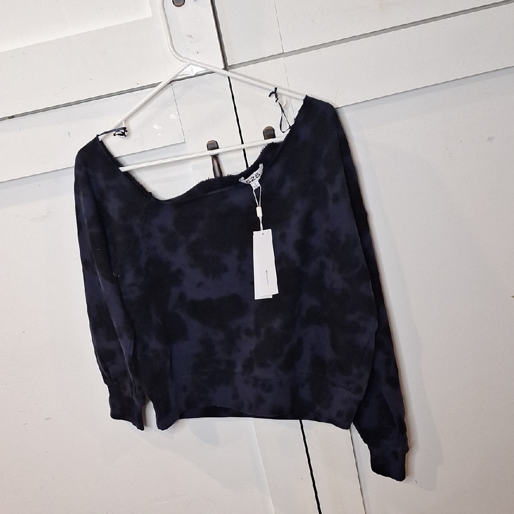 525 Women's Black Tie-Dye Top